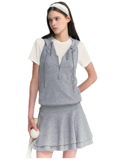 Hooded Romper Dress