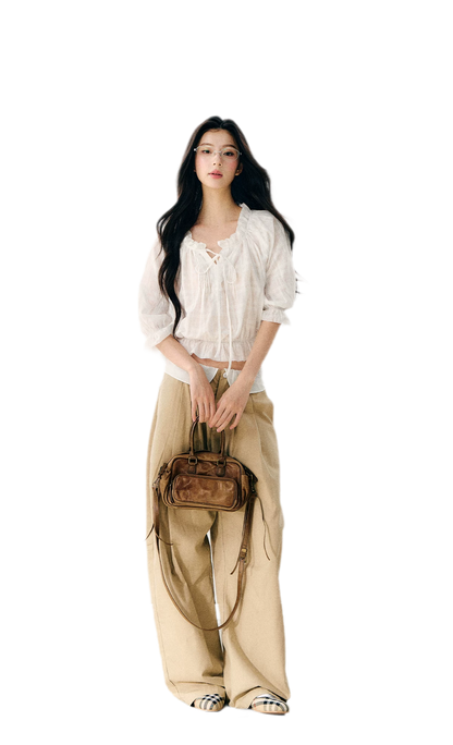 Korean Relaxed Wide Pants
