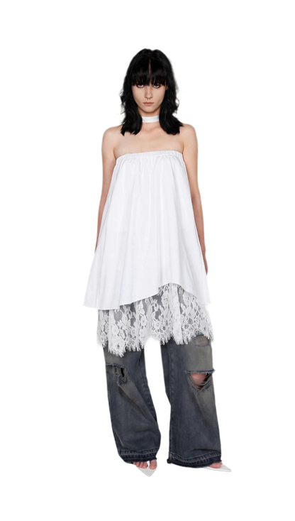 Lace A-Line Skirt