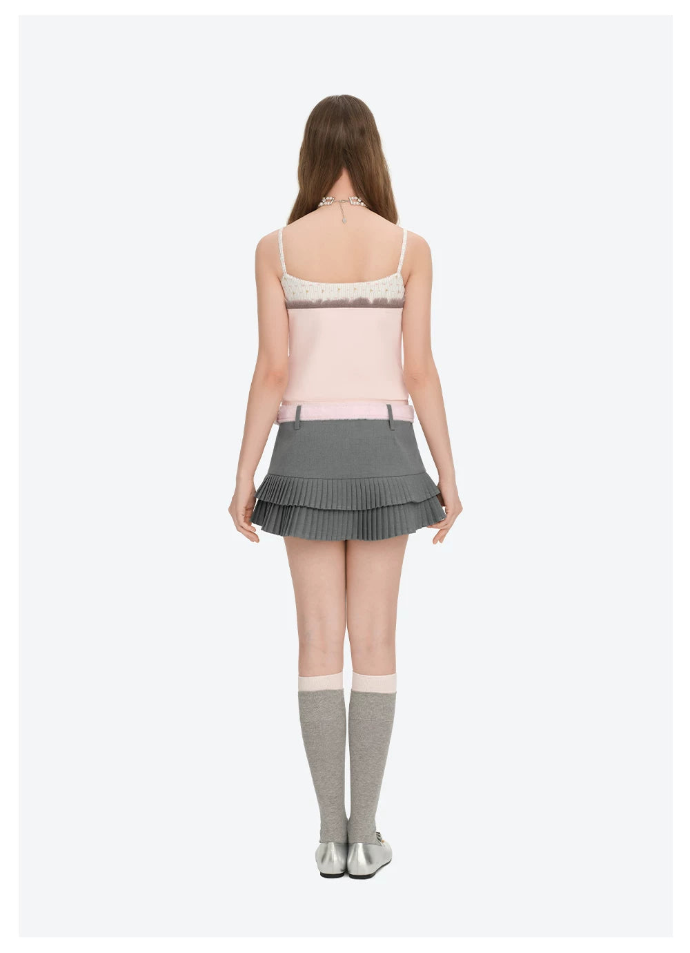 Two-Layer Tassel Camisole Vest