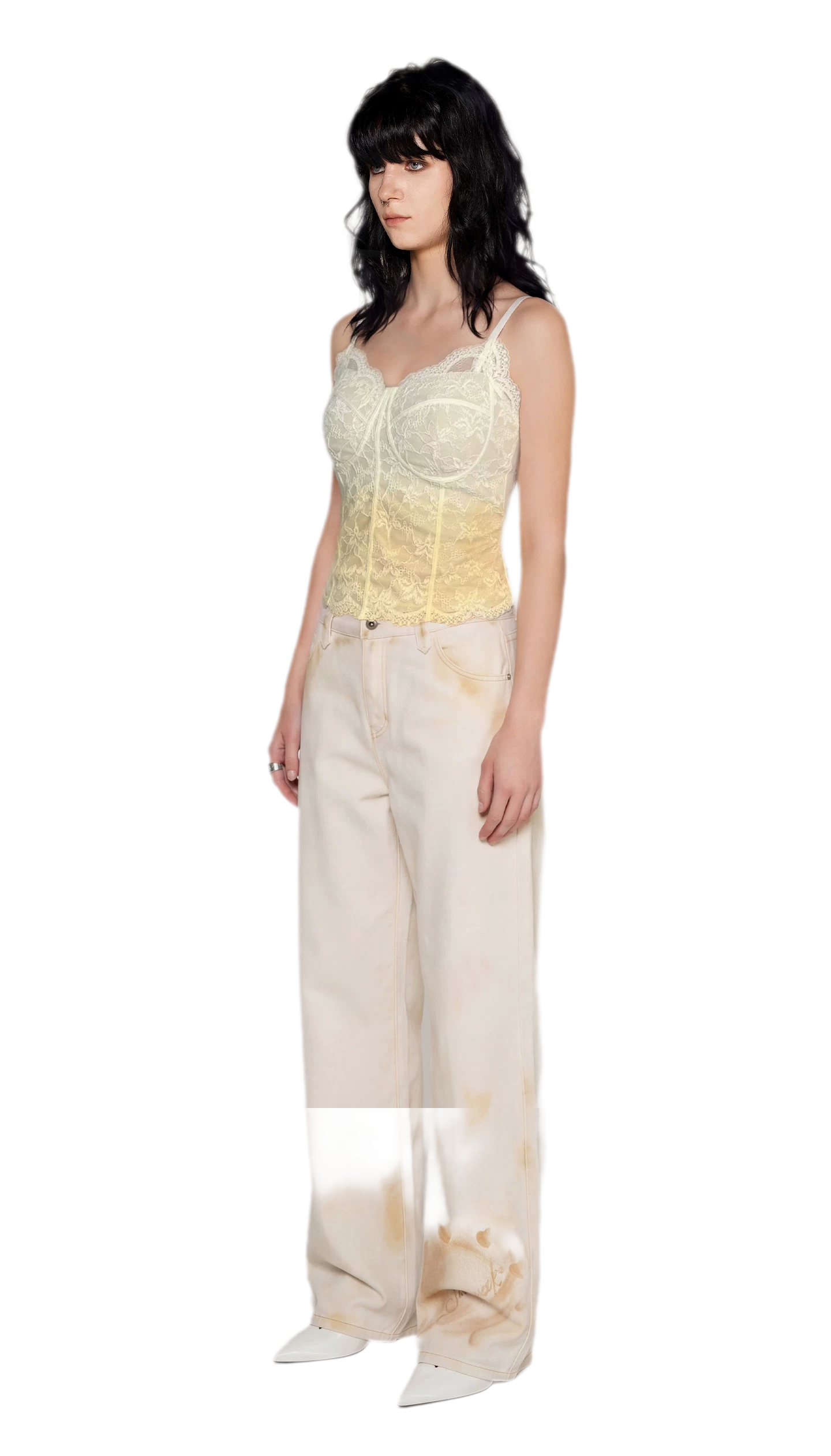 Lace Waist-Slim Cami