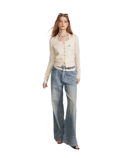 Soft Halter Cropped Cardigan