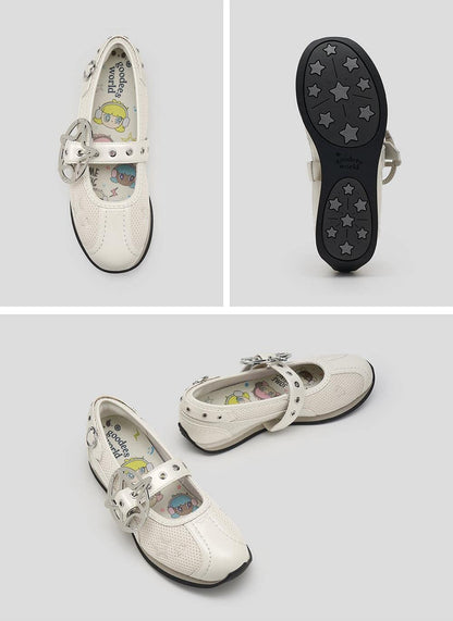 Star Buckle Mary Jane Shoes