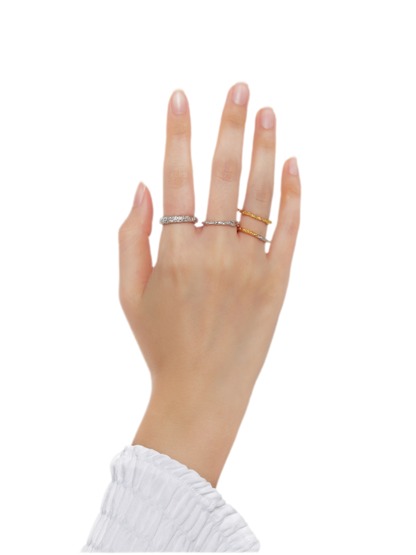 Braided Silver Band Ring