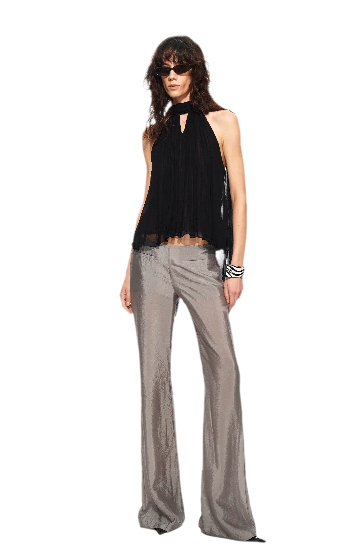 Silky Flared Lounge Pants