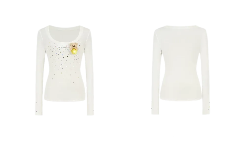 발광 스타 골지 셔츠