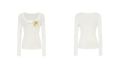 발광 스타 골지 셔츠