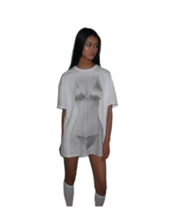 Bikini Illusion Cotton Tee