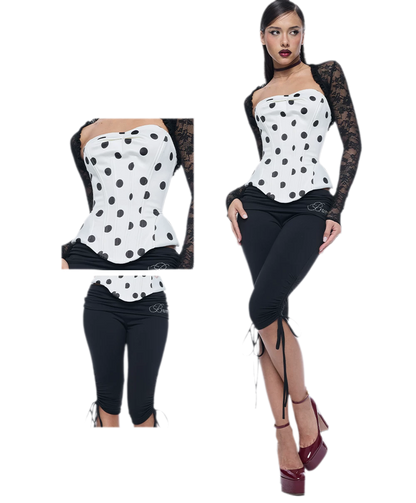 Lace Bustier Set