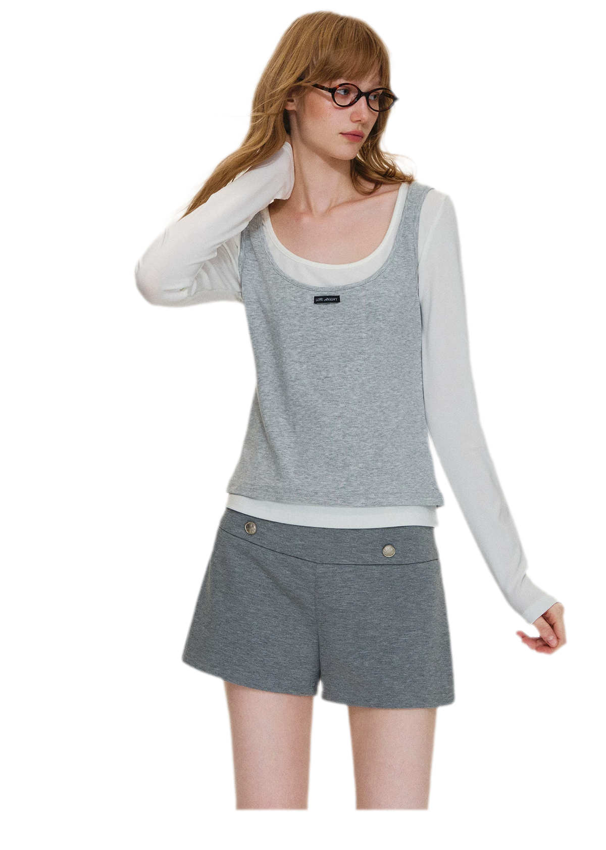 Modal Napoleon Button Shorts