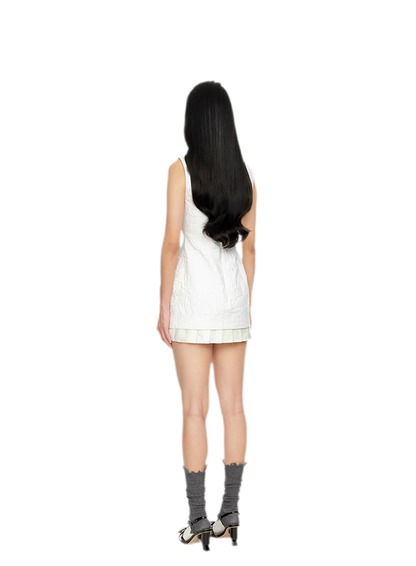 Elegant Sleeveless Fitted Dress