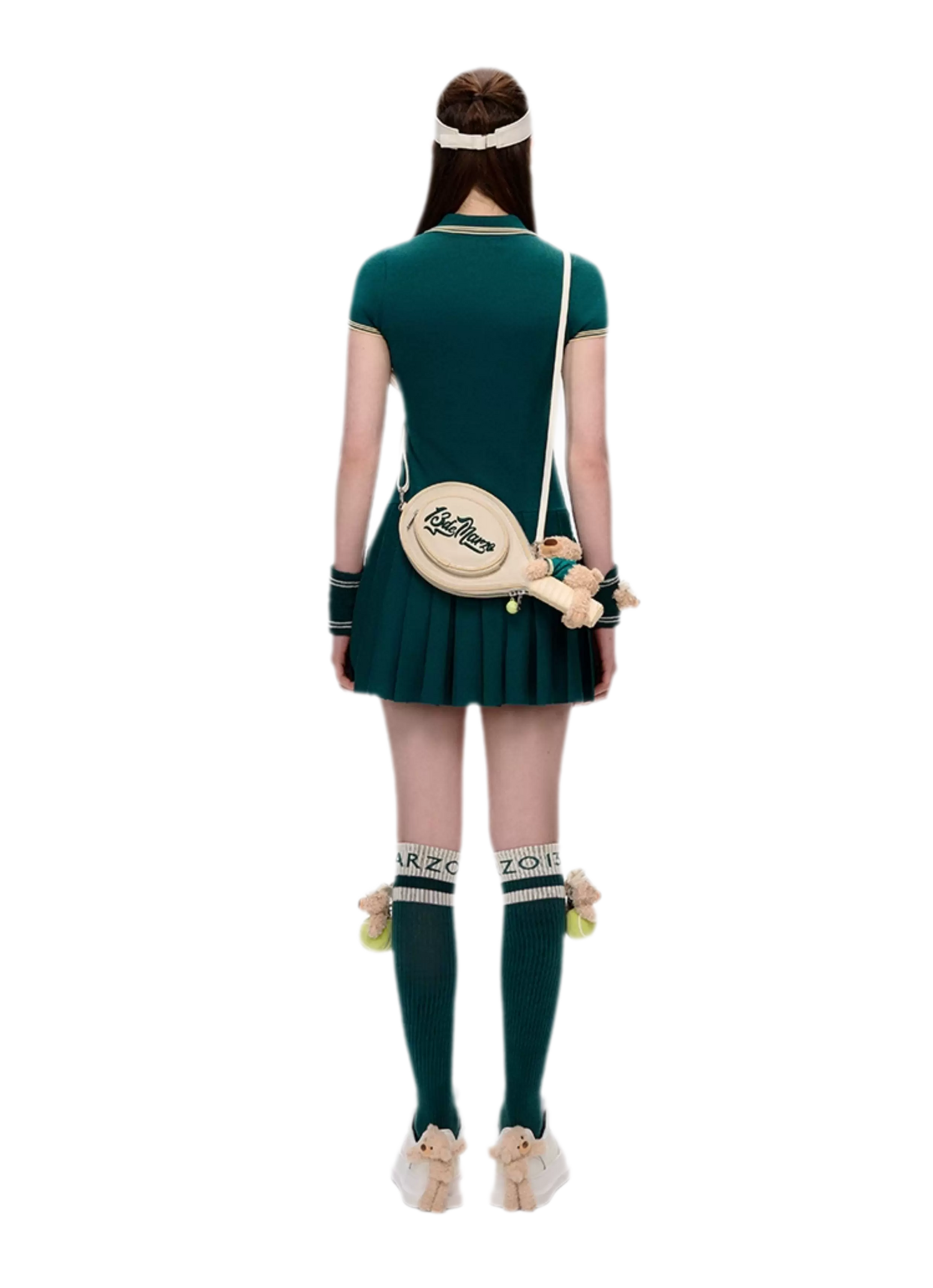 Tennis Pleated Polo Dress