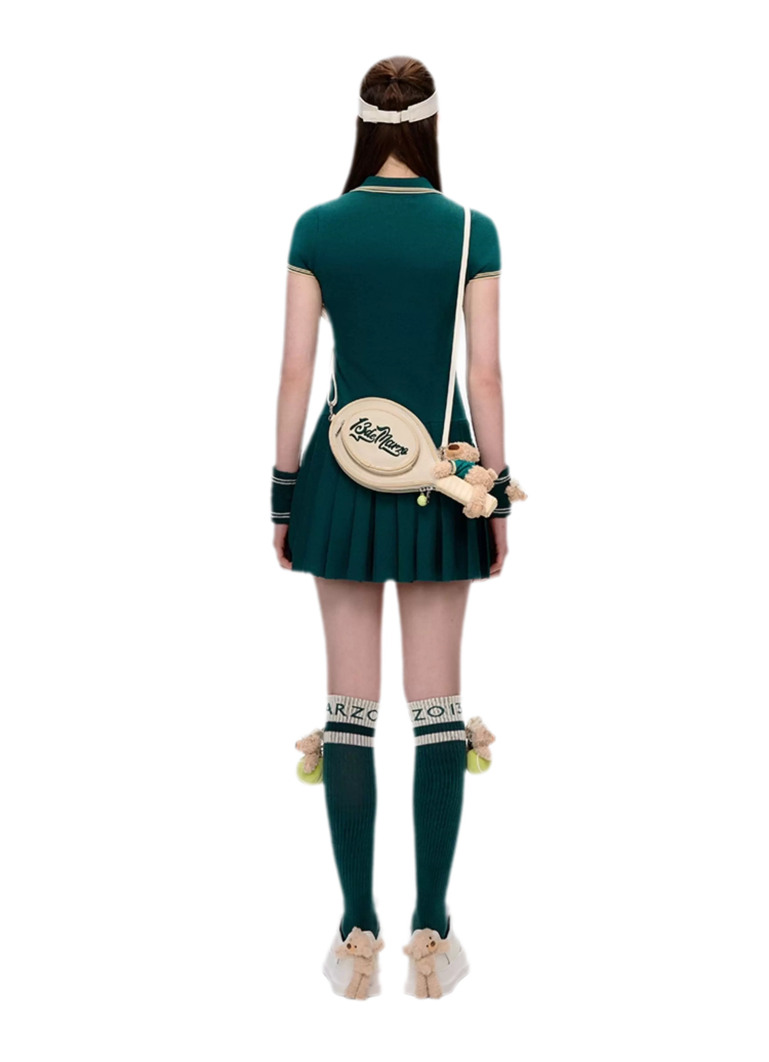 Tennis Pleated Polo Dress