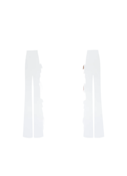 Denim Cargo Straight Pants