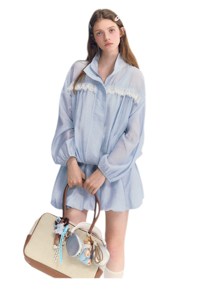 Lyocell Lace Sun Jacket Set