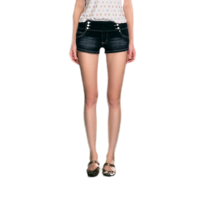 Y2K Low-Rise Denim Shorts