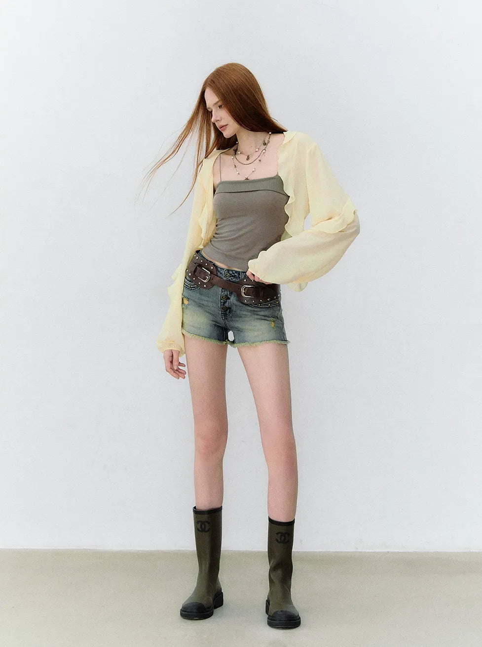 Summer Lightweight Ruffled Sun Protection Short Cardigan