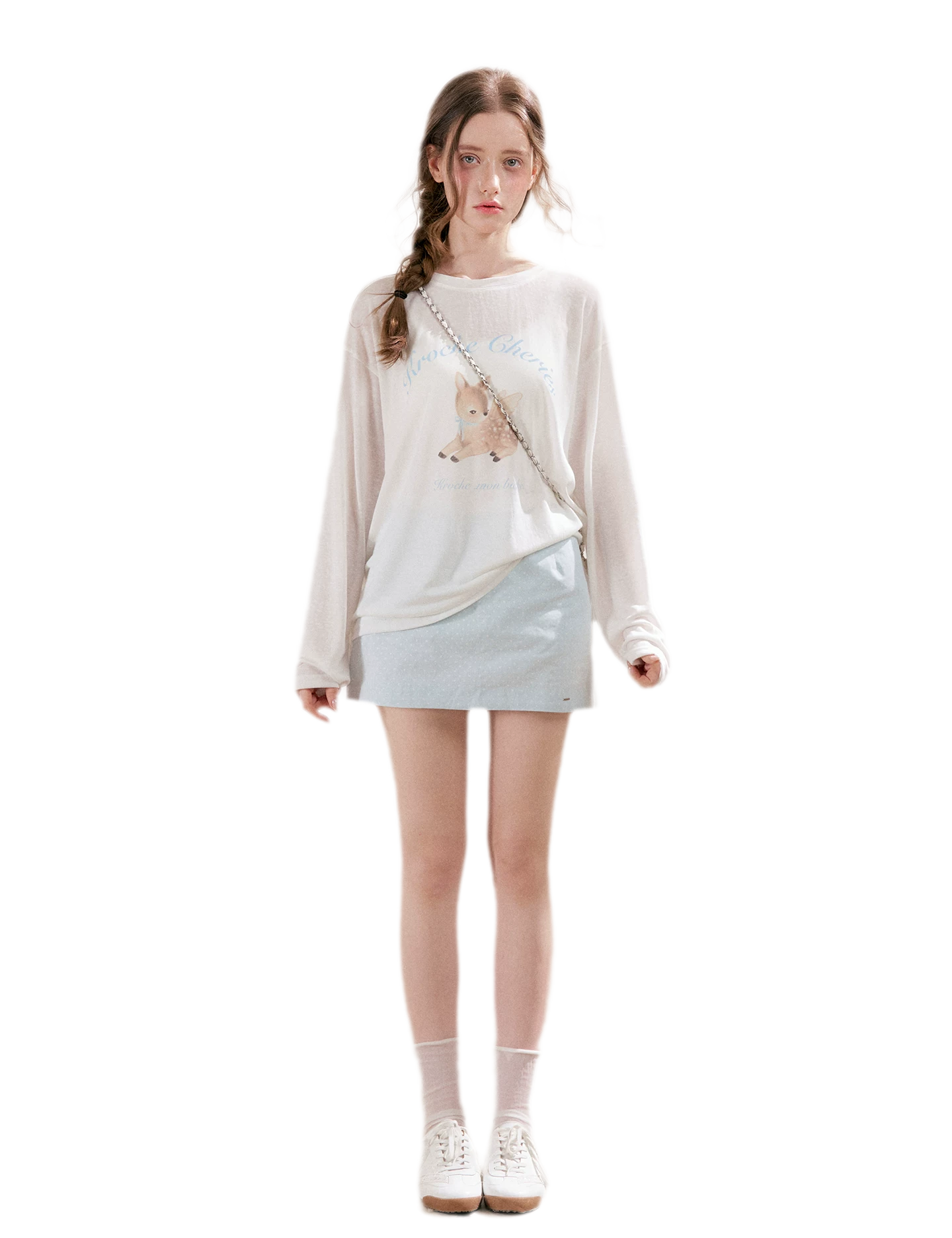 Hand-Painted Deer Shirt