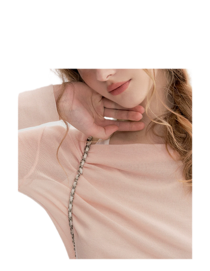 Lyocell Halter Knit Top