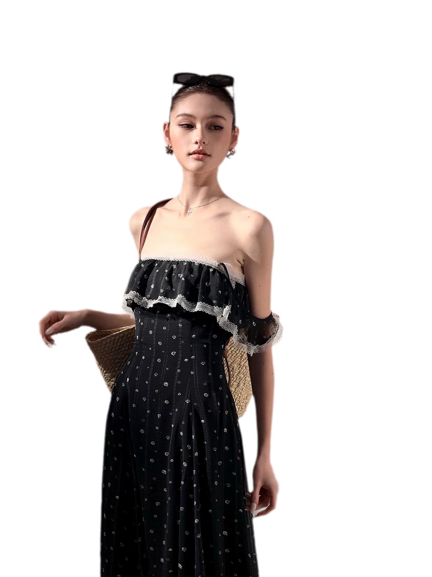 Daisy Lace Maxi Dress