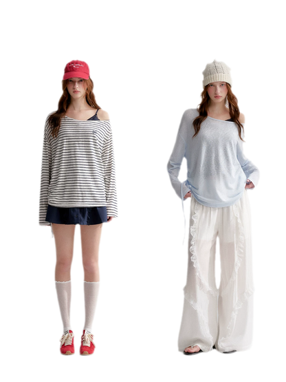 Lyocell Off Shoulder Top
