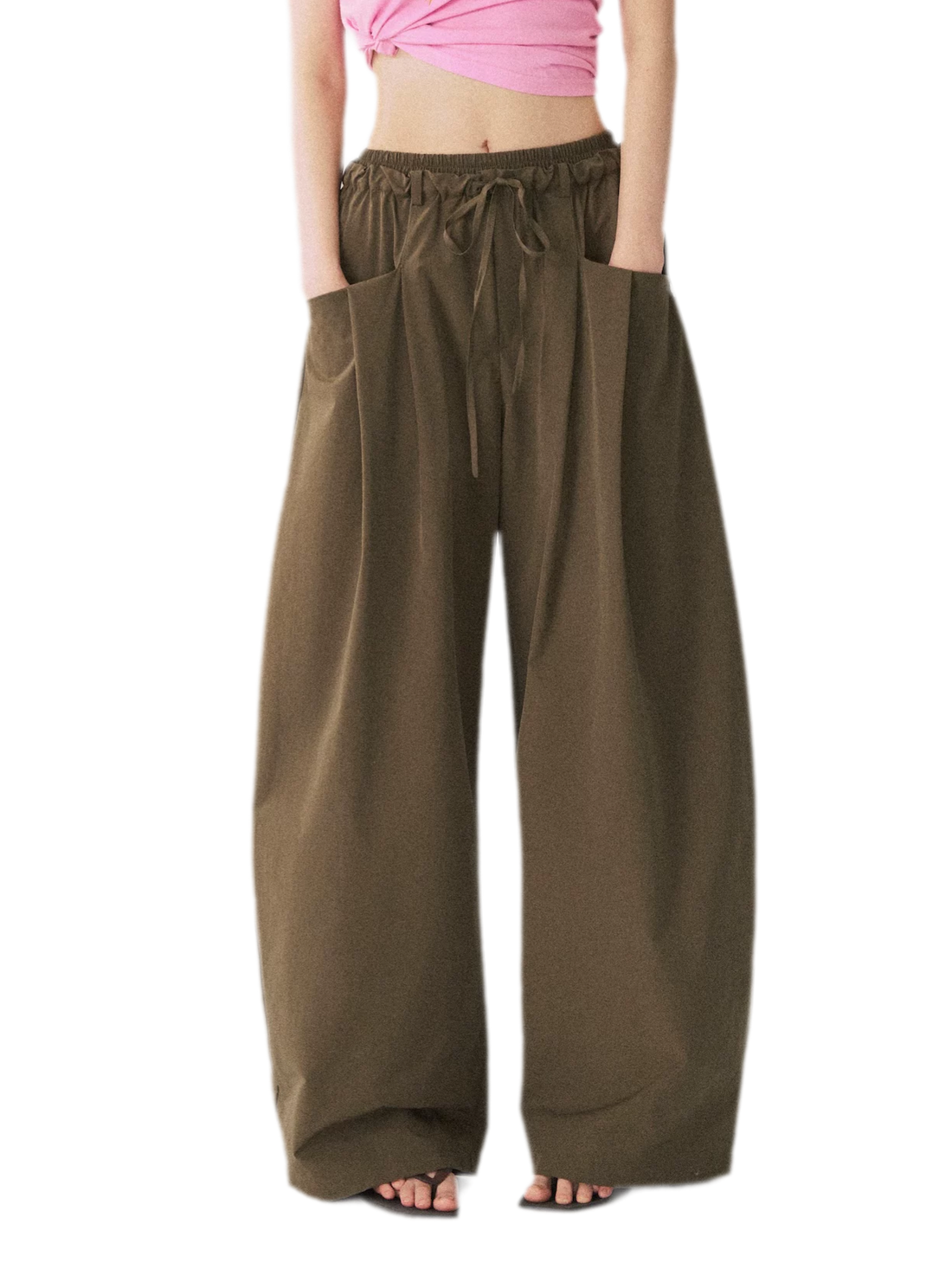 Double Waist Relaxed Pants