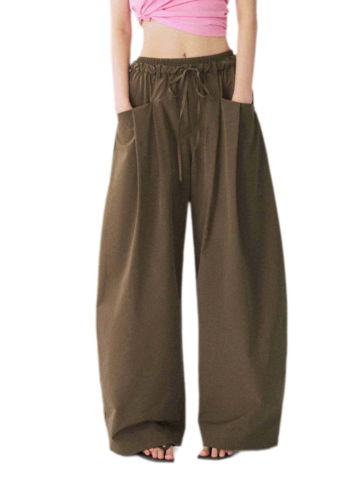 Double Waist Relaxed Pants