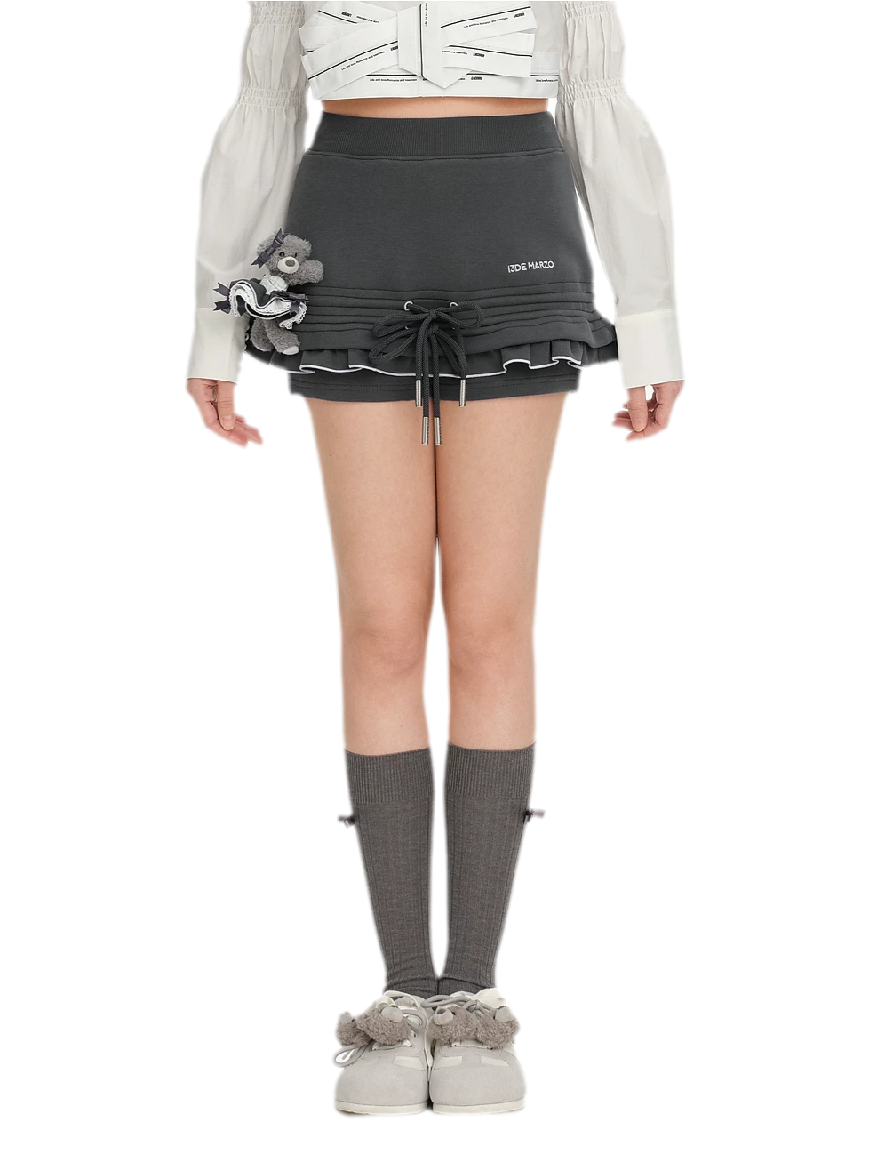 Two-piece Hoodie Skort