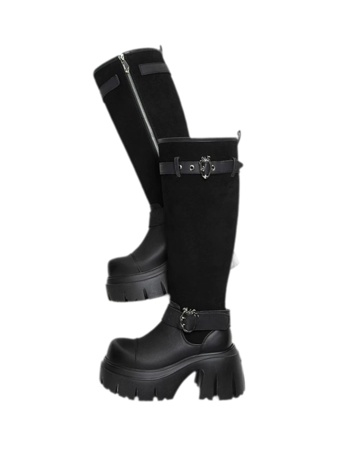 Thick Platform Knee Boots