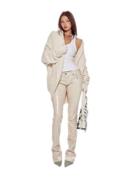 Oversized Shawl Knit Cardigan