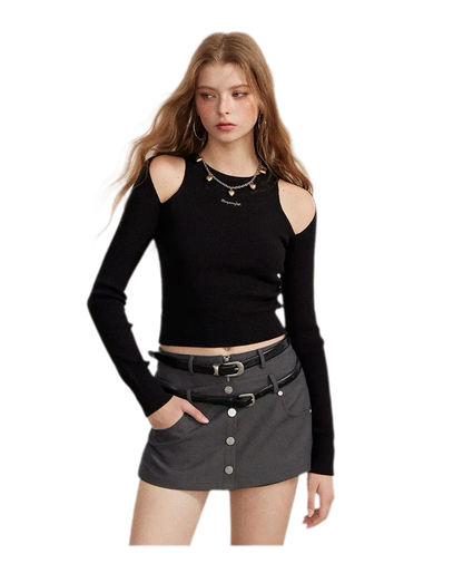 Double-Waist Convertible A-Line Skort
