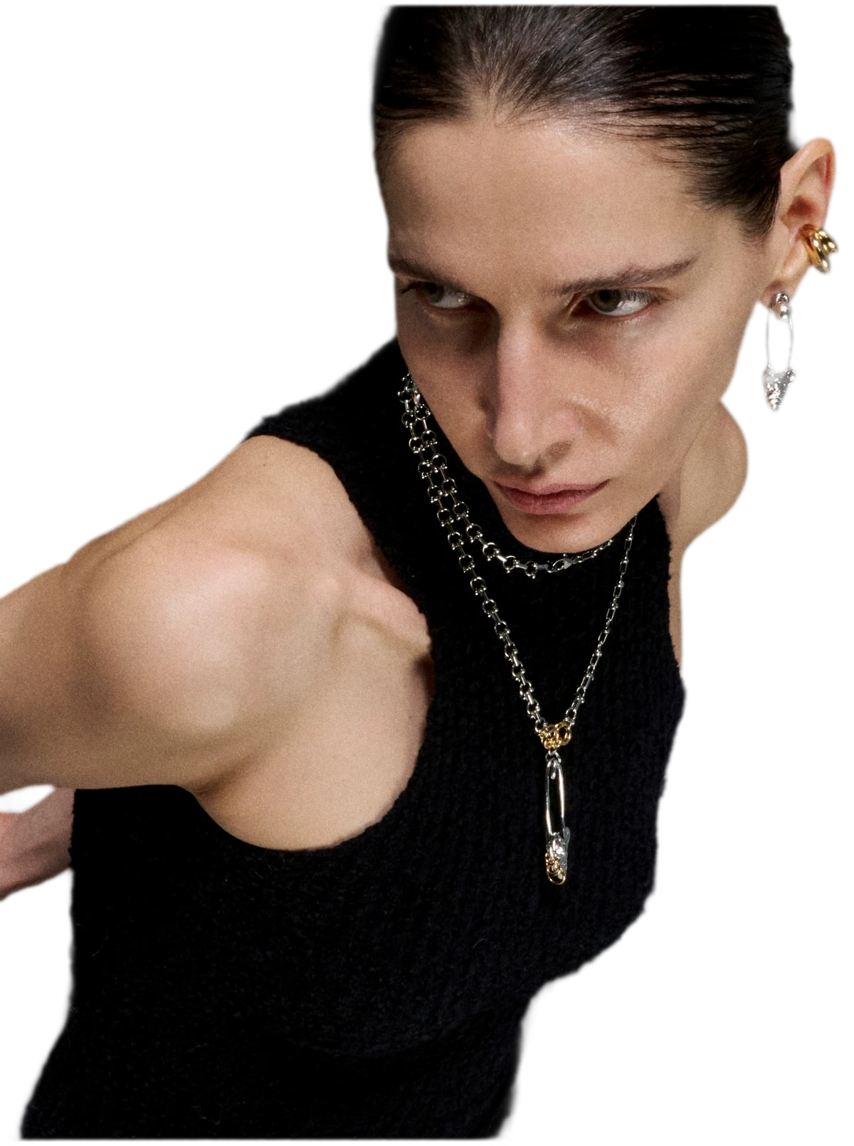 Punk Fishbone Necklace