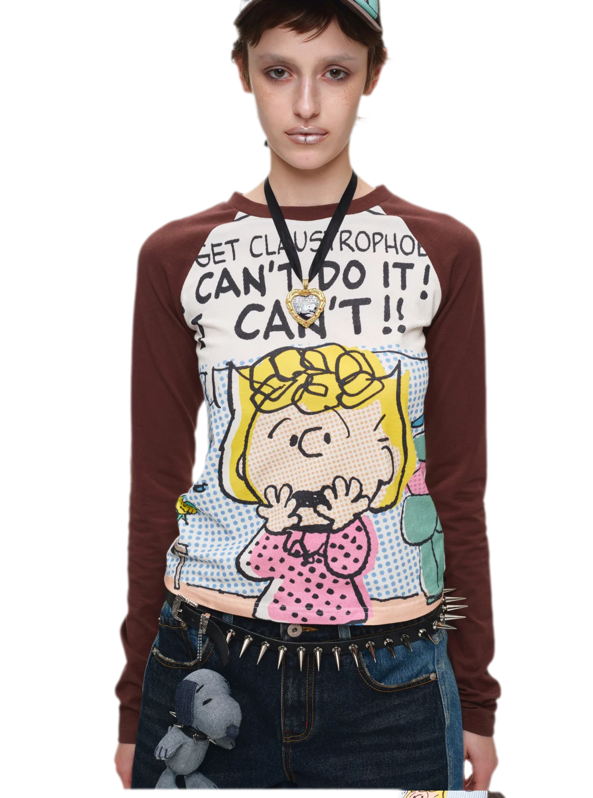 Contrast Raglan Graphic T-Shirt