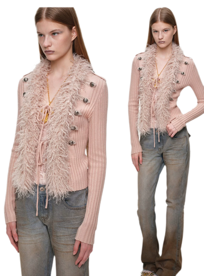 Quần jeans ống loe chuyển màu phong cách vintage