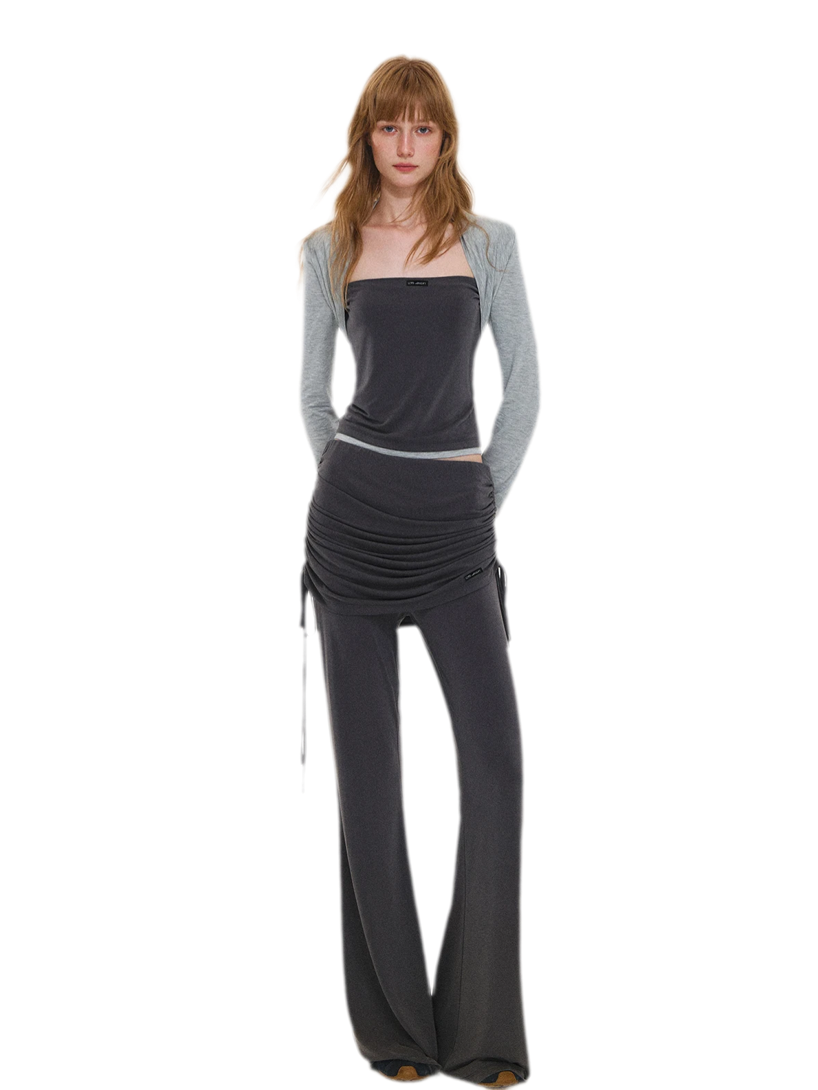 Stretch-Kontrast-Lagenhosen-Set
