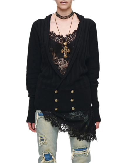 Washed Appliqué Straight-Leg Jeans