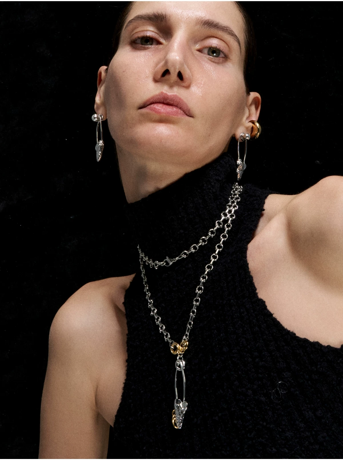 Punk Fishbone Necklace