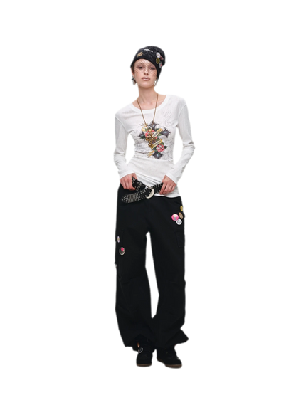 Washed Cargo Pants