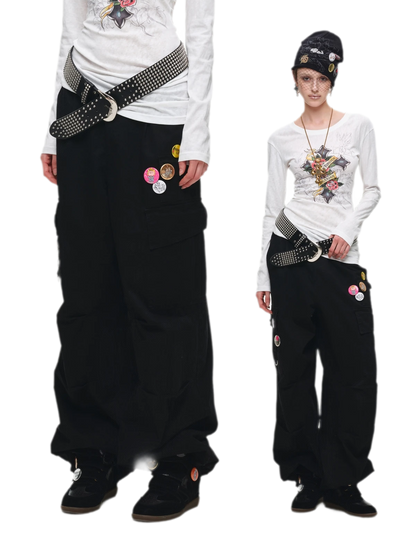 Washed Cargo Pants