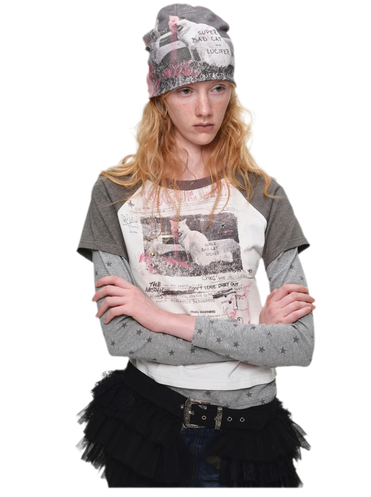 Graphic Color-Block Raglan T-Shirt