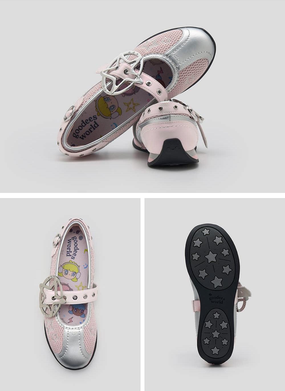 Star Buckle Mary Jane Shoes