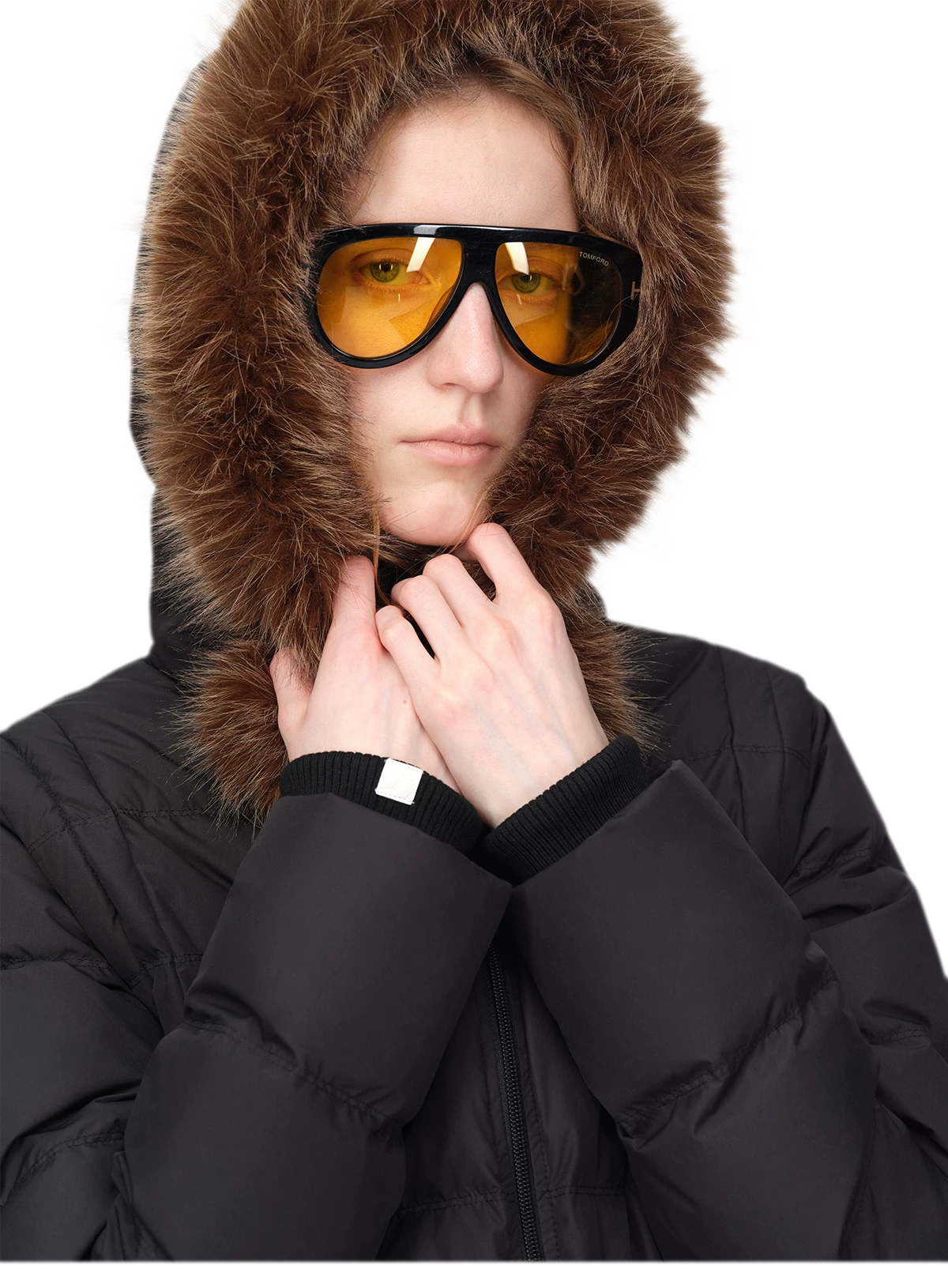 Perlmuttglänzende Steppdaunenjacke
