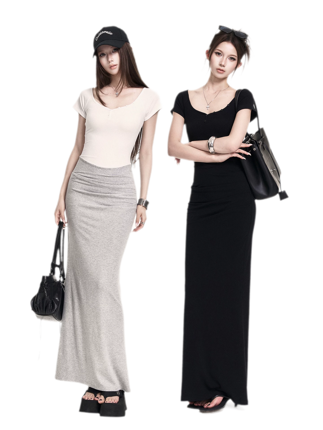 Sweetheart Ruched Maxi Dress