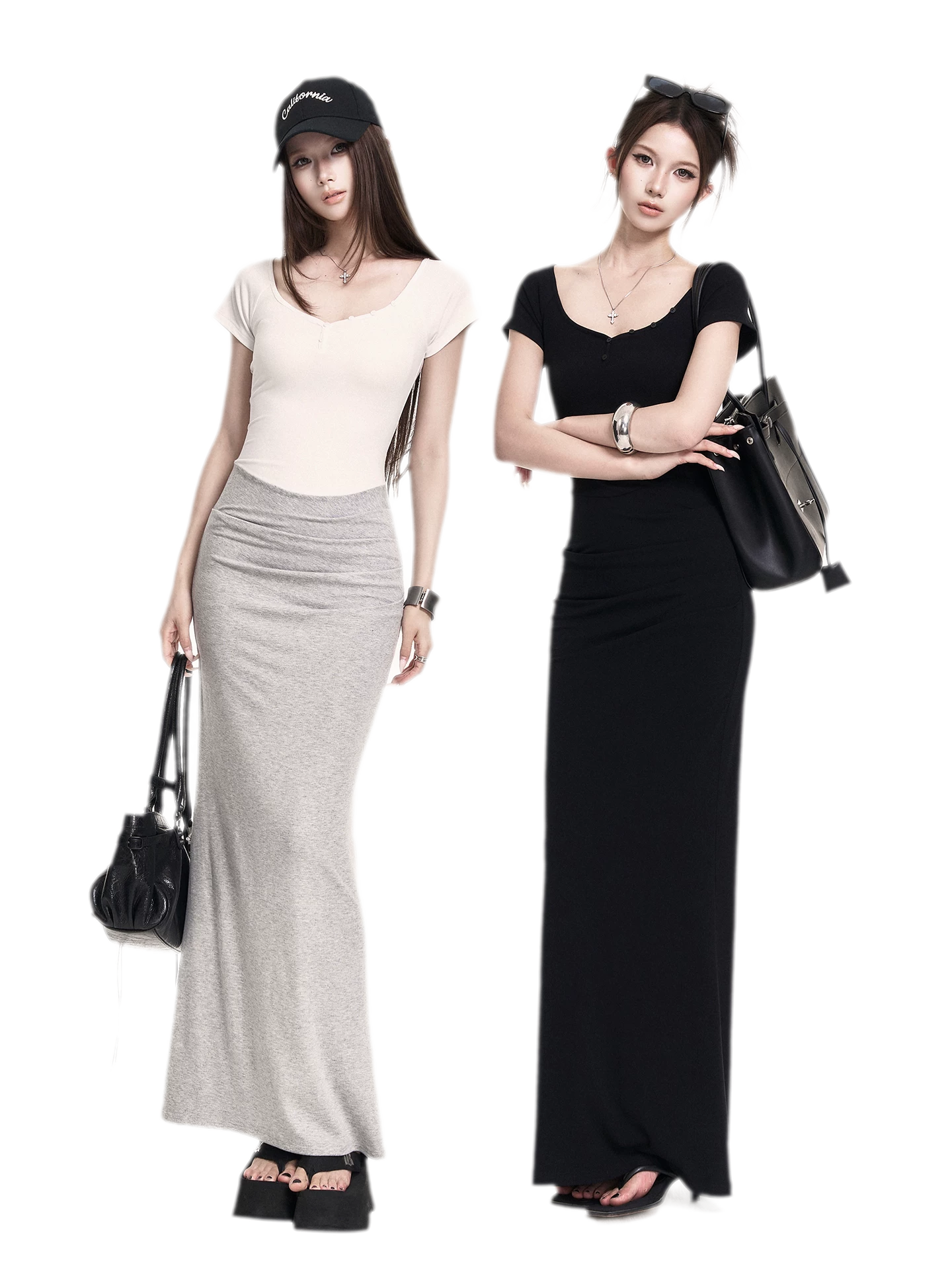 Sweetheart Ruched Maxi Dress
