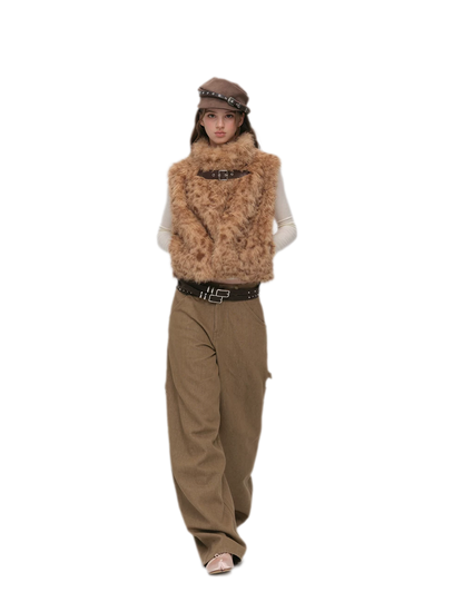 Embossed Buckle Newsboy Beret