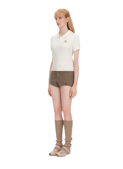 Polo Knit Short Sleeve Tee