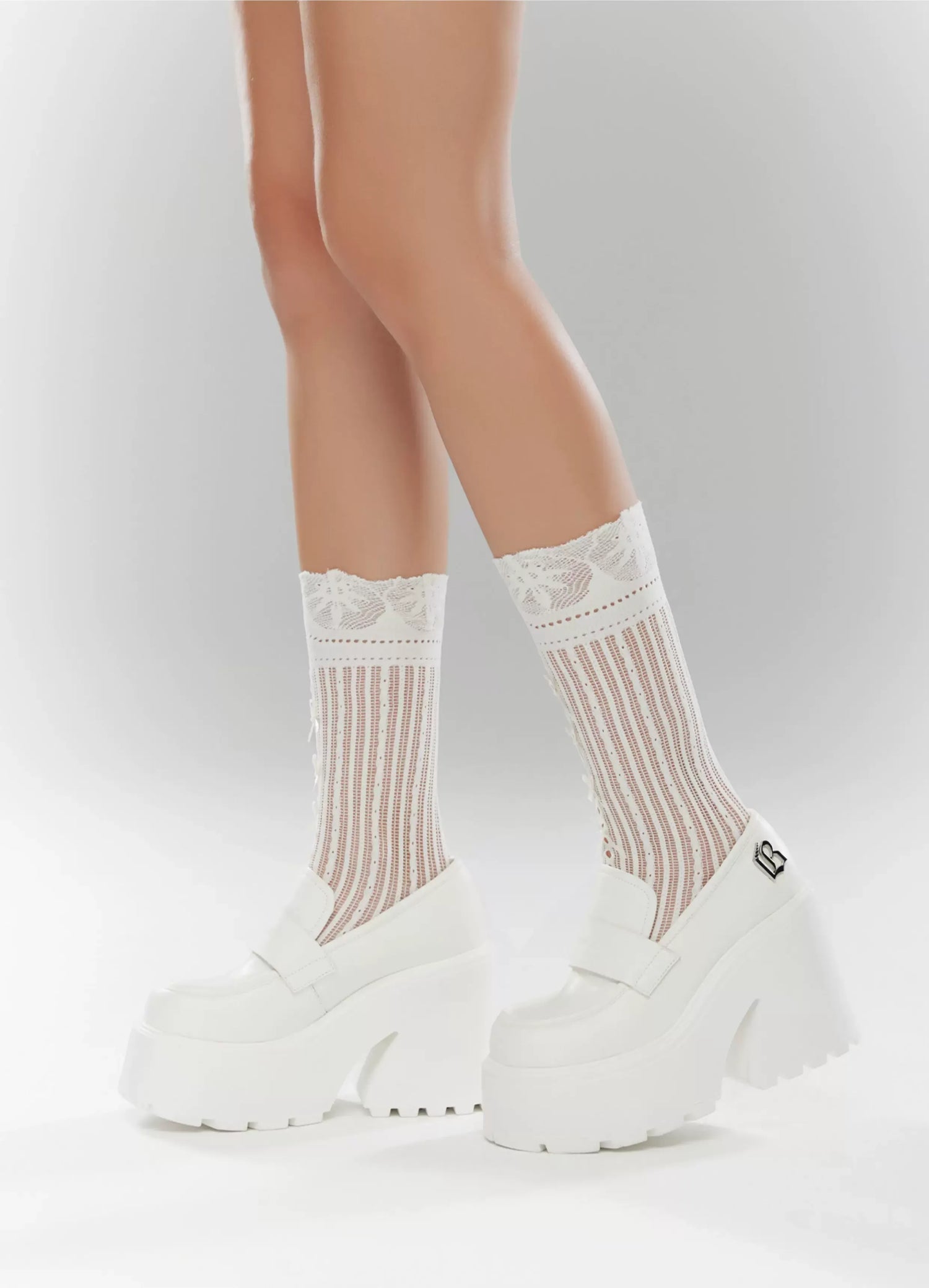 Chunky Platform Slip-On Loafers