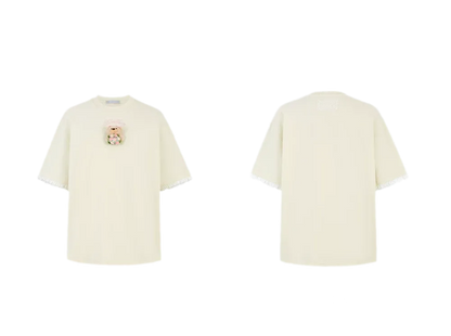 Bouquet Bear Print T-shirt