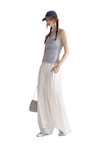 Pleated Balloon Relaxed Pants