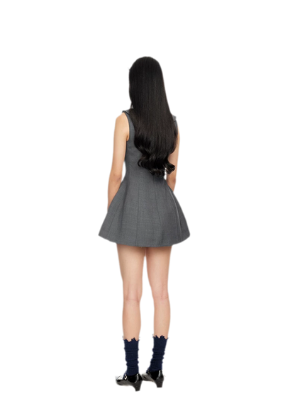 Elegant Side Bow A-Line Dress